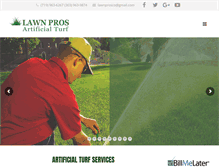 Tablet Screenshot of lawnpros.biz